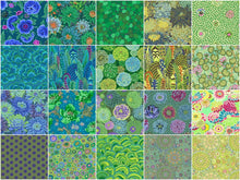 Load image into Gallery viewer, Tidal Green Jelly Roll 2.5" Fabric Strips by Kaffe Fasset for Free Spirit Fabrics (Copy)