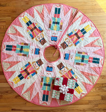 Load image into Gallery viewer, PREORDER Merry March Nutcracker Tree Skirt Kit - Designed by The Weekend Quilter