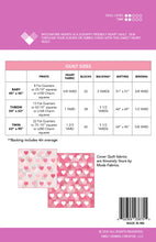 Load image into Gallery viewer, Patchwork Hearts Throw Quilt Kit