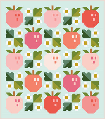 Pineberry Light Blue Quilt Kit - Pattern by Pen and Paper Patterns