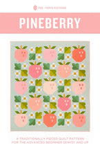 Load image into Gallery viewer, Pineberry Navy Blue Quilt Kit - Pattern by Pen and Paper Patterns