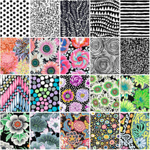 Load image into Gallery viewer, Kaffe Fasset Collective Polaris Black Fat Quarter Bundle Free Spirit Fabrics