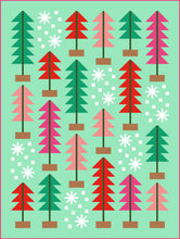 Load image into Gallery viewer, All Spruced Up Throw Quilt Kit - Pattern by Pen and Paper Patterns