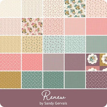 Load image into Gallery viewer, Renew Charm Pack 5" x 5" Squares by Sandy Gervais for Riley Blake Designs