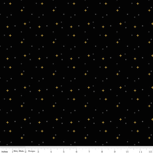 Sparkler Black Fabric by Melissa Mortenson for Riley Blake Designs