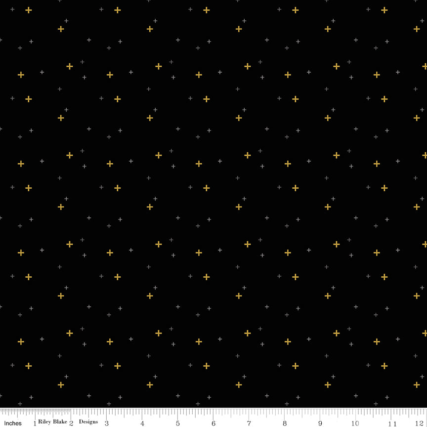 Sparkler Black Fabric by Melissa Mortenson for Riley Blake Designs