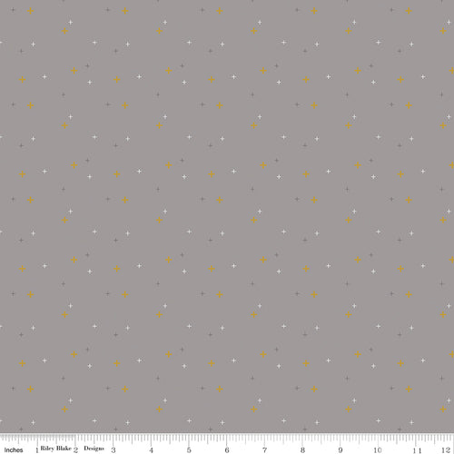 Sparkler Gray Fabric by Melissa Mortenson for Riley Blake Designs