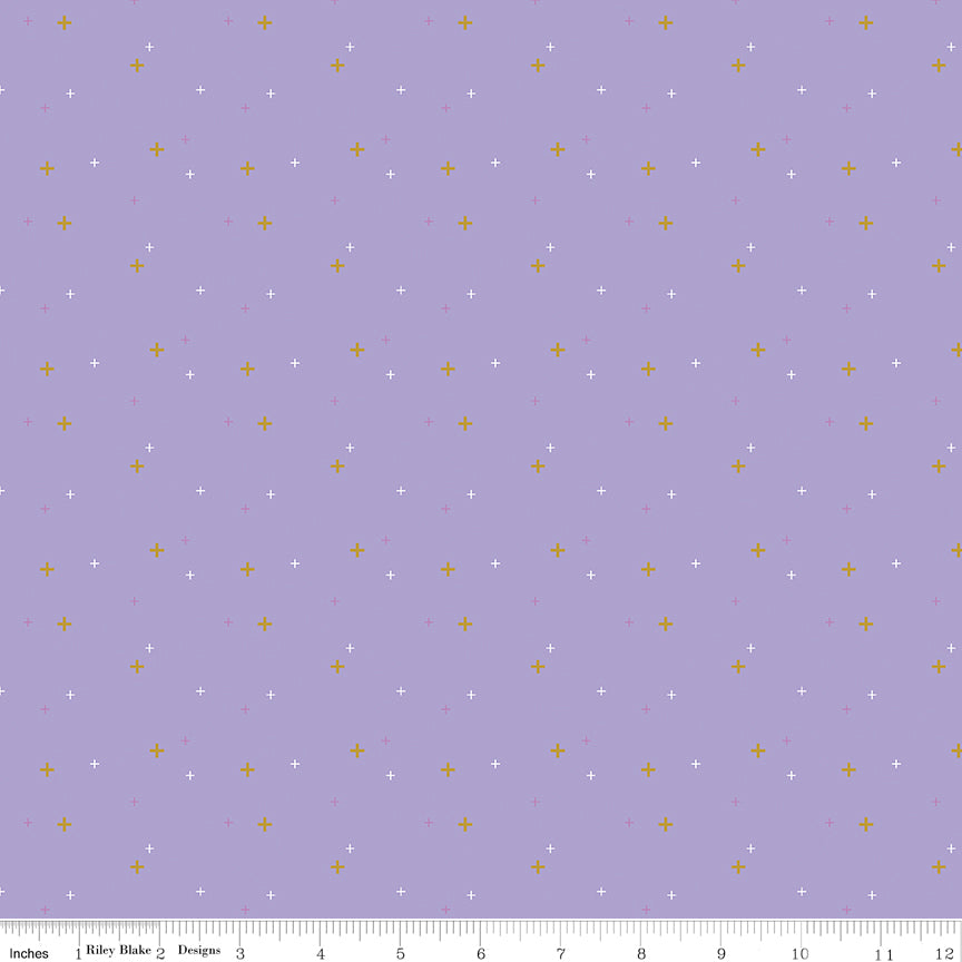 Sparkler Lilac Purple Fabric by Melissa Mortenson for Riley Blake Designs