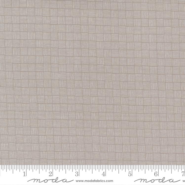 Simply Delightful Stone Waffle Fabric by Sherri and Chelsi for Moda