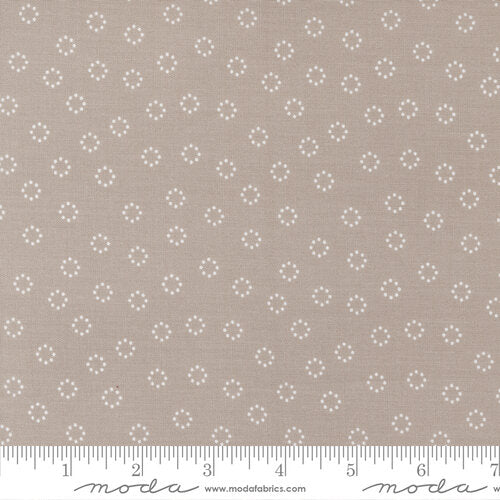 Simply Delightful Stone Daisy Fabric by Sherri and Chelsi for Moda