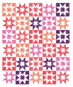 Shimmer Sky Sincerely Yours Quilt Kit Small and Large Throw Options