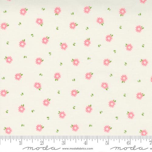 Sincerely Yours Low Volume Pink Flower Fabric by Sherri and Chelsi for Moda Fabrics