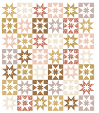 Load image into Gallery viewer, Shimmer Sky Butterscotch Quilt Kit Small and Large Throw Options