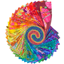Load image into Gallery viewer, Spectrum Rainbow Jelly Roll 2.5" Fabric Strips by Kaffe Fasset for Free Spirit Fabrics