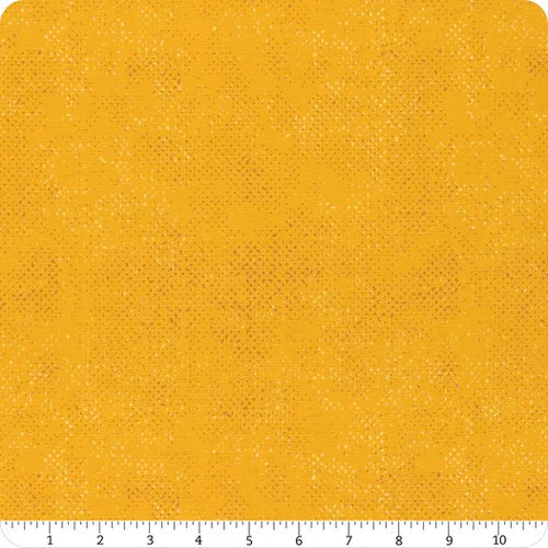 Spotted Buttercup Yellow Fabric by Zen Chic for Moda Fabrics