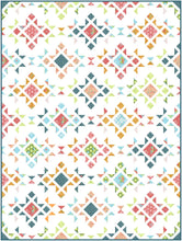 Load image into Gallery viewer, Honeyed Horizon Star Blast Quilt Kit by Sewcial Stitch 3 size options