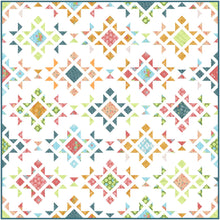 Load image into Gallery viewer, Honeyed Horizon Star Blast Quilt Kit by Sewcial Stitch 3 size options