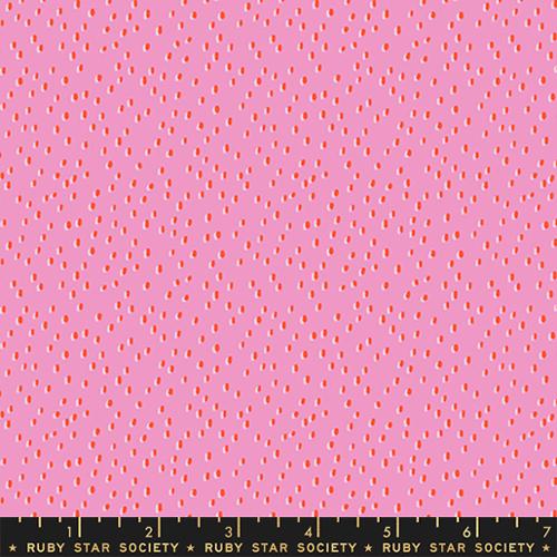 Strawberry Friends Pink Dots Fabric by Ruby Star Society for Moda Fabrics