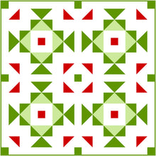 Load image into Gallery viewer, Swizzle Christmas Solid Quilt Kit by Sewcial Stitch 3 size options