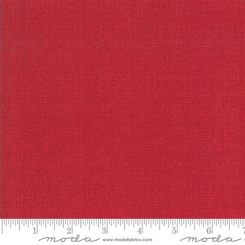 Thatched Scarlet Red Fabric by Robin Pickens for Moda Fabrics