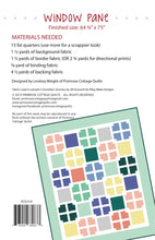 Load image into Gallery viewer, Window Pane Finished Throw Quilt 64.75&quot; x 75&quot;