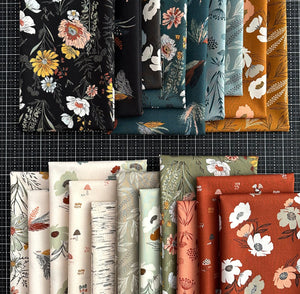 Woodland and Wildflowers Half Yard Bundle by Fancy That Design House for Moda Fabrics