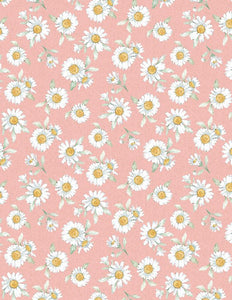 Daisy Days 40 Karat Crystal Jelly Roll 2.5" Fabric Strips by Beth Grove for Wilmington Prints