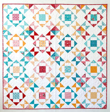 Load image into Gallery viewer, Seeing Stars Finished Quilt 78&quot; x 78&quot;