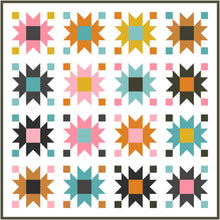 Load image into Gallery viewer, Bee Balm Solid Fat Quarter Quilt Kit - 4 Sizes