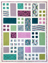 Load image into Gallery viewer, Tula Pink Modern Block Finished Quilt 60&quot; x 80&quot;
