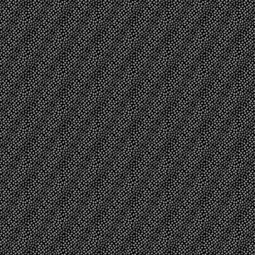Sea Botanica Black Dot Fabric by Sarah Gordon for FIGO Fabrics