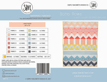 Load image into Gallery viewer, Boho Rows Quilt Pattern by Kelli Marshall of Simply Mackbeth Design Co.