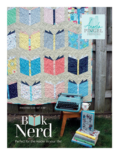 Book Nerd Quilt Pattern by Angela Pingel