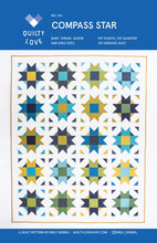 Load image into Gallery viewer, Compass Star Quilt Pattern by Emily Dennis of Quilty Love