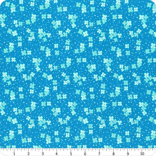 Fiddle Dee Dee Blue Bubble Buds Fabric by Me and My Sister for Moda Fabrics