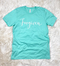 Load image into Gallery viewer, Forgiven Tee Shirt Mint Small through 2XL