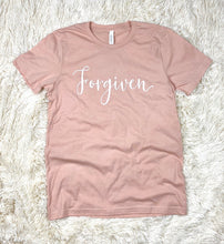 Load image into Gallery viewer, Forgiven Tee Shirt Peach Small through 2XL