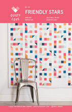 Load image into Gallery viewer, Friendly Stars Quilt Pattern by Emily Dennis of Quilty Love