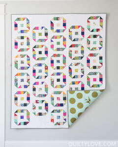 Friendly Stars Quilt Pattern by Emily Dennis of Quilty Love