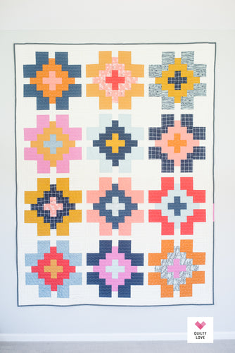 Glowing Quilt Pattern by Emily Dennis of Quilty Love