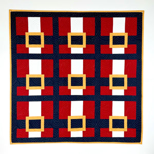 Santa Suit Quilt Pattern by Mandi Persell of Sewcial Stitch-PAPER PATTERN