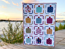 Load image into Gallery viewer, Pumpkin Pop Quilt Pattern by Mandi Persell of Sewcial Stitch-PAPER PATTERN