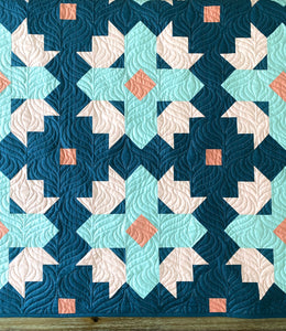 Tulip Twist Quilt Pattern by Mandi Persell of Sewcial Stitch-PDF PATTERN