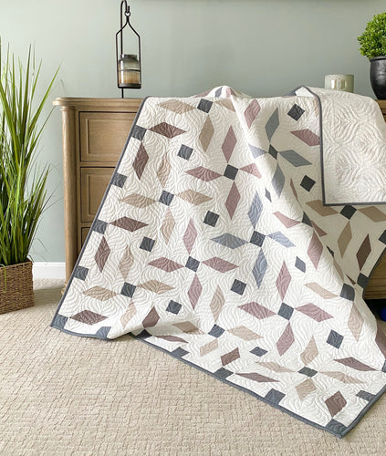 Propeller Quilt Kit by Mandi Persell of Sewcial Stitch 5 size options