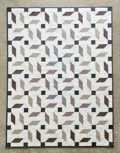 Propeller Quilt Pattern by Mandi Persell of Sewcial Stitch-PAPER PATTERN