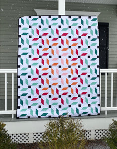 Propeller Quilt Kit Large Throw by Mandi Persell of Sewcial Stitch