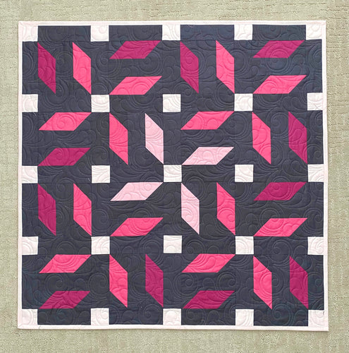 Propeller Wallhanging Quilt Kit by Mandi Persell of Sewcial Stitch