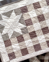 Load image into Gallery viewer, Plaid Flag Neutral Quilt Kit by Sewcial Stitch 6 size options