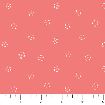 Kingyo Coral Dot Fabric by Lemonni for FIGO Fabrics
