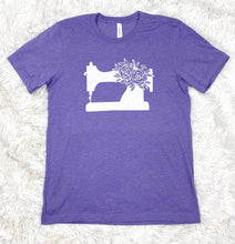 Load image into Gallery viewer, Sewing Machine Tee Shirt Heather Purple